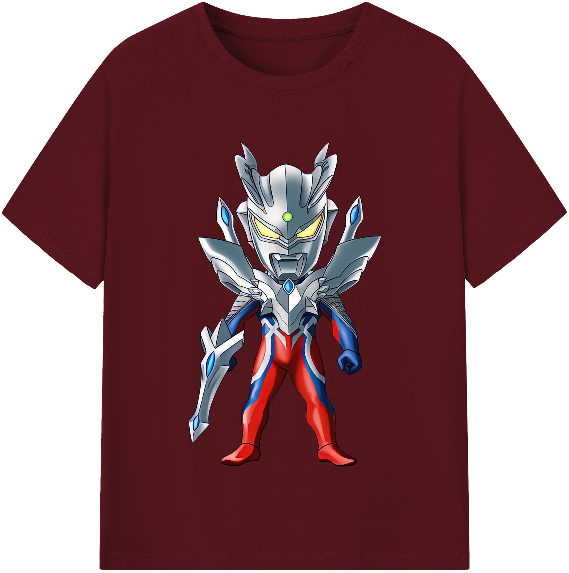 （画像用） ウルトラマン Ultraman 綿100％半袖Tシャツ（フロントプリント）